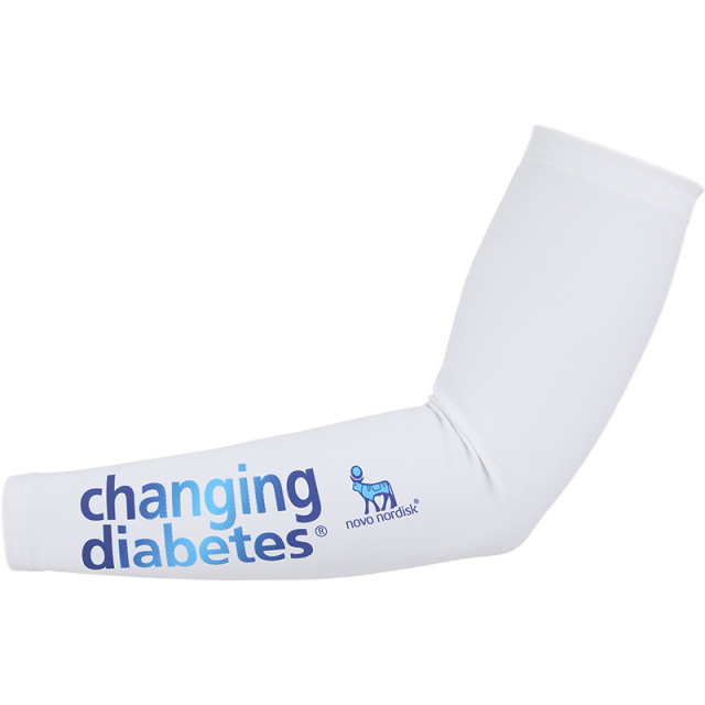 Nalini Team Novo Nordisk Changing Diabetes Light Arm Warmers (white)